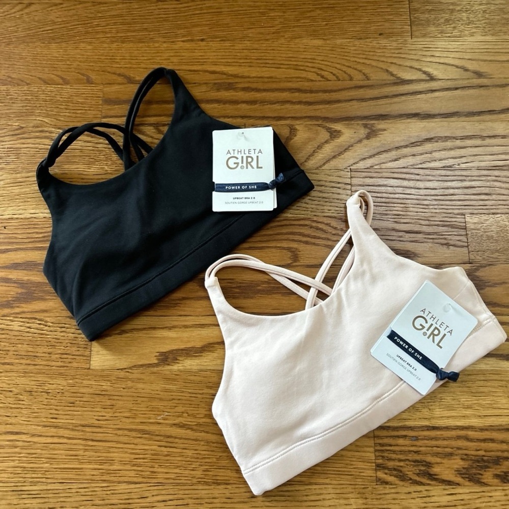 Athleta girl sports bras, new size XS/6